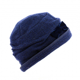 Women's Navy Winter Hat - Traclet