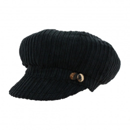 Velvet gavroche cap