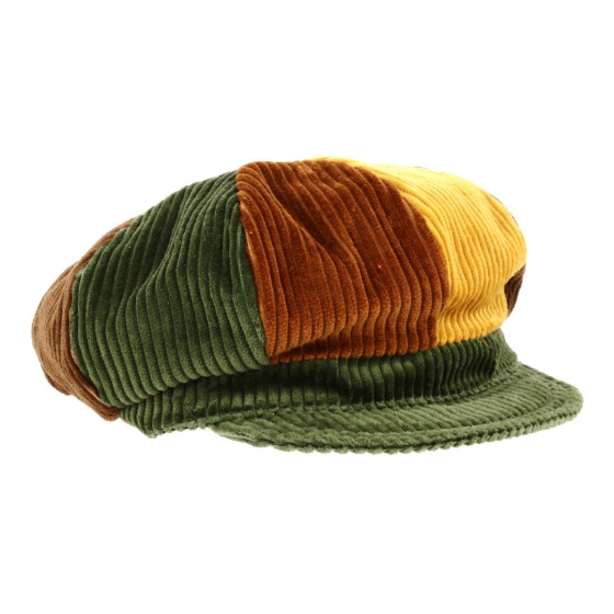 Ecovel Patchwork Newsboy Cap - Traclet