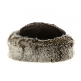 Marmot Beanie fleece & brown faux fur - Traclet
