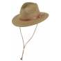 Warren Wool Fedora Hat Olive Scippis - Traclet