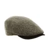 Casquette plate cache oreille Napoli shetland Taupe - Traclet