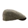 Napoli Shetland Flat Cap with ear flaps Taupe - Traclet Reference: 19326| Traclet Hat Shop