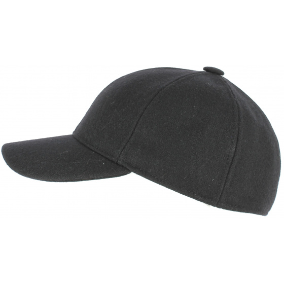 Casquette Baseball Panno Cache-Oreilles Noire - Traclet