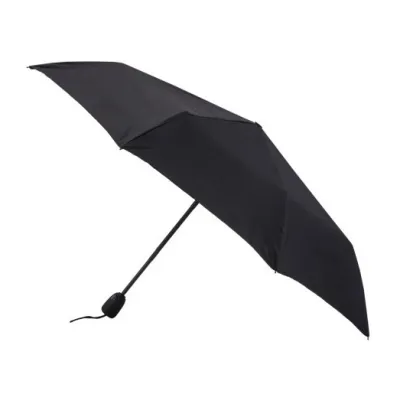 Essential Folding Black Umbrella - Piganiol Reference: 19334| Traclet Hat Shop