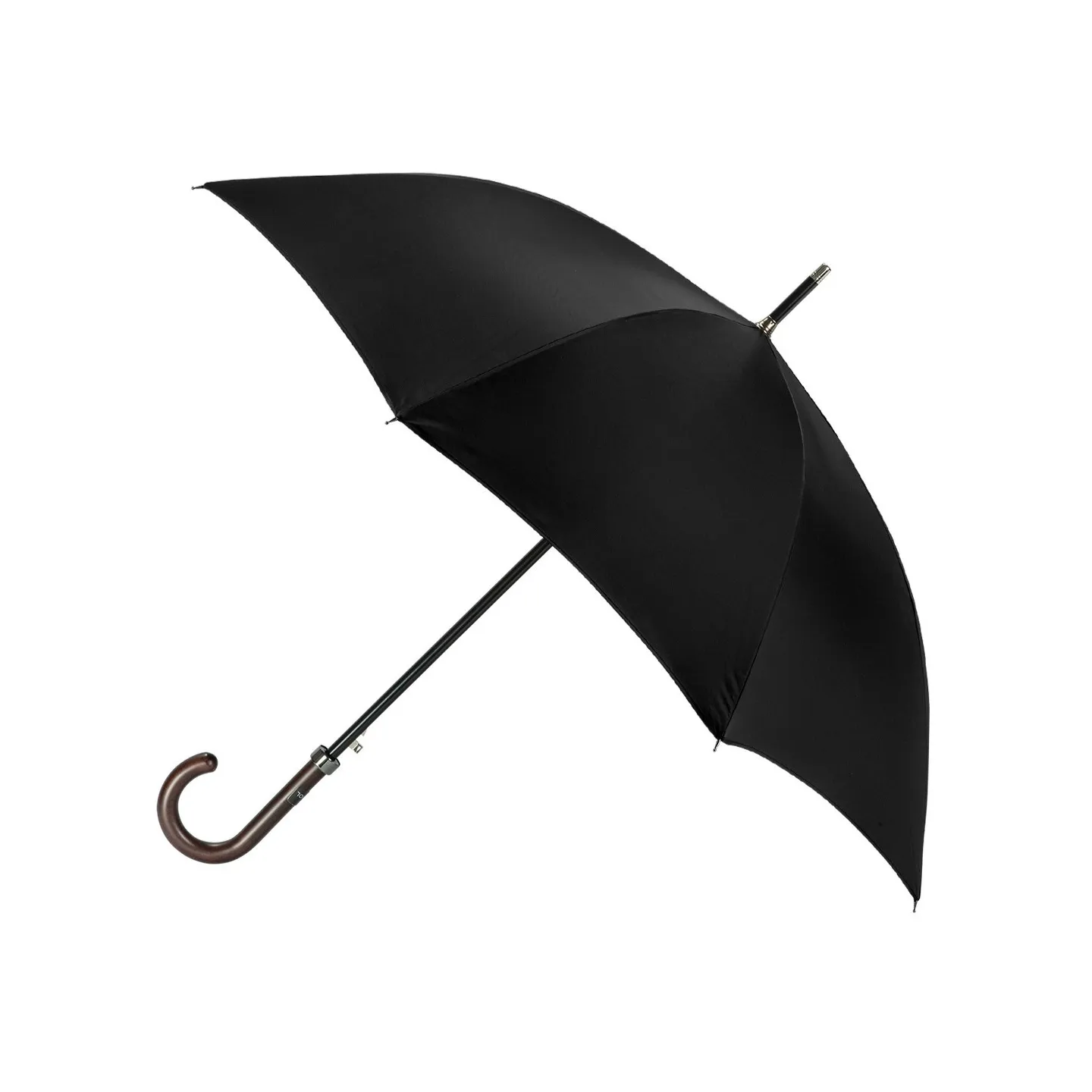 Parapluie Canne Homme Noir Automatique  - Piganiol