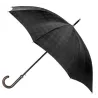 Women's Black Walking Umbrella with Sailor Stripe Finish - Piganiol Reference: 19344 - TRACLET hat shop
