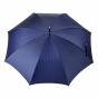 Parapluie Canne Femme Rouge Finition Marinière - Piganiol