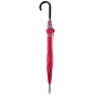 Women's Red Walking Umbrella with Sailor Finish - Piganiol