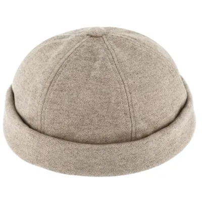 Miki Brest taupe wool beanie - winter hat Reference: 19348| Traclet Hat Shop