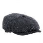 8-Panel Anthracite Wool Cap - Traclet
