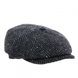 8-Panel Anthracite Wool Cap - Traclet