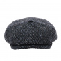 8-Panel Anthracite Wool Cap - Traclet