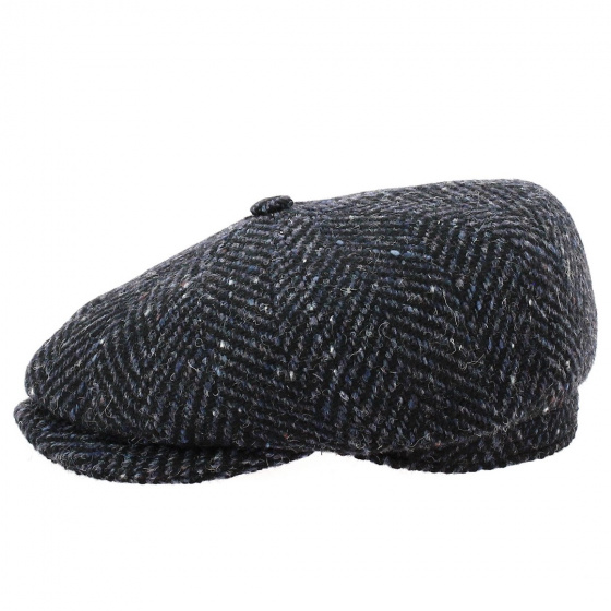 Casquette 8 côtes Anthracite Laine - Traclet Casquette 8 côtes Anthracite Laine - Traclet