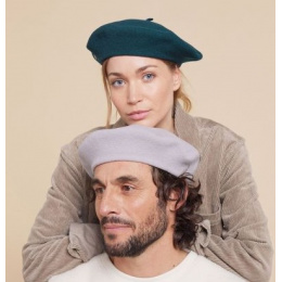 Authentic Peacock Wool Beret - Heritage by Laulhère