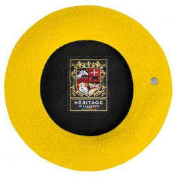 Béret L'Authentique Jaune Vif - Héritage par Laulhère