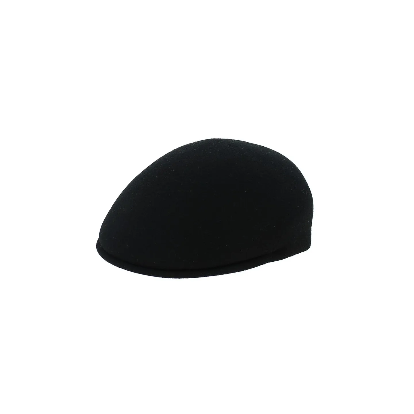 Black woolen cap with earflaps - Traclet