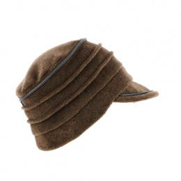 Women's Anna Fleece Cap Light Brown - TRACLET
