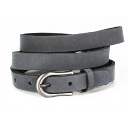 Women's Alice Gray Leather Belt - Traclet