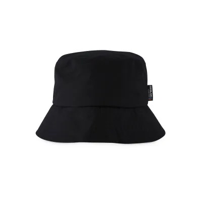 Gore-Tex Leader Bucket Hat with Ear Flaps Black - Pipolaki Reference: 12464 | Chapellerie Traclet