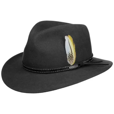 Vitafelt Newark black hat - Stetson Reference: 19399| Traclet Hat Shop
