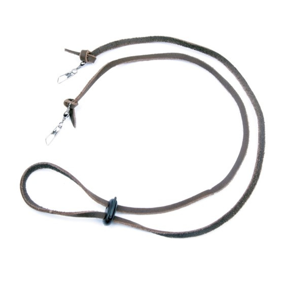 Leather Chin Strap With Hook For Hat - Traclet