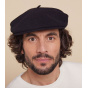 St Jean Black Beret Cap - Heritage by Laulhère