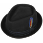 Diamond Porkpie Black Hat - Stetson