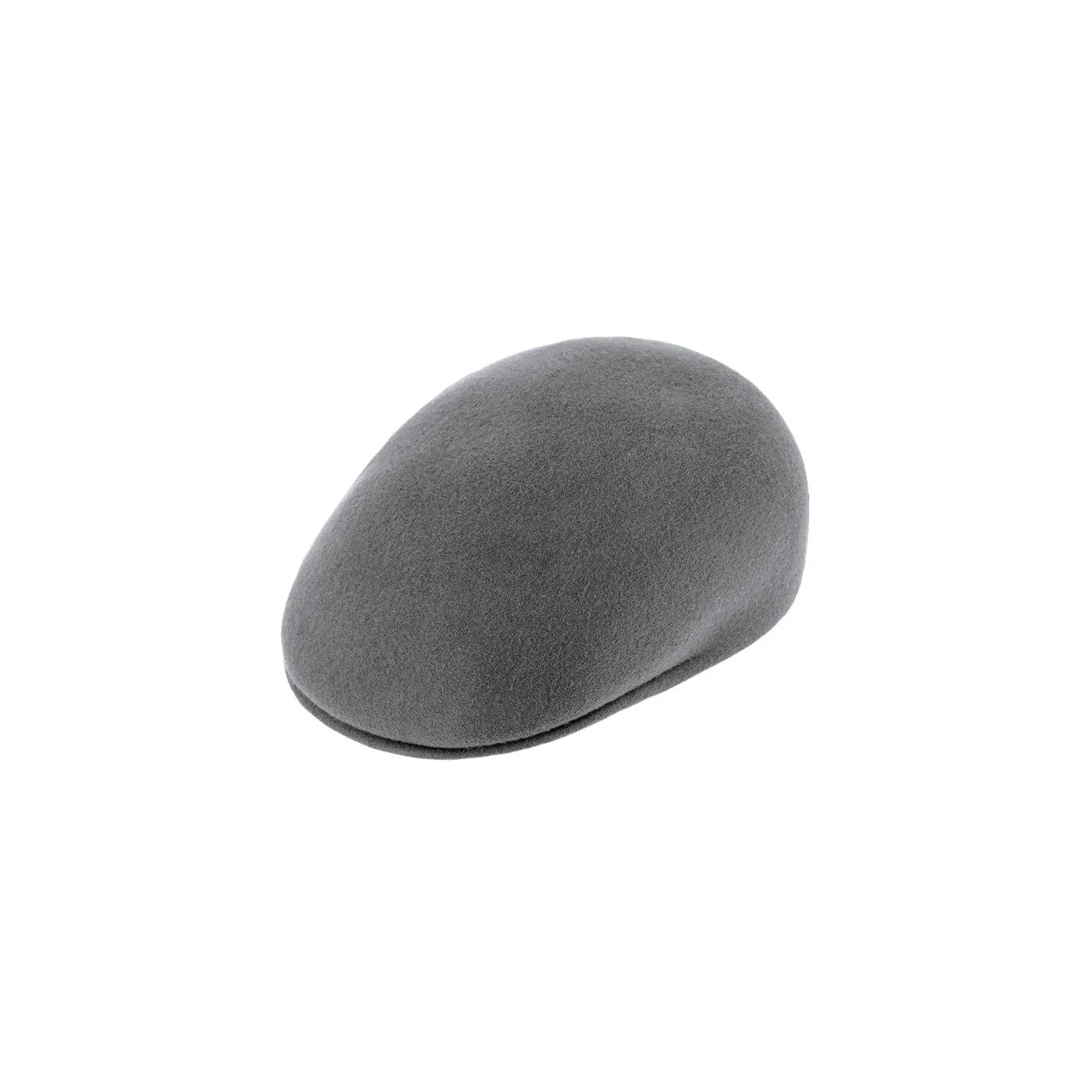 Grey Domed Ascot Cap in Traclet wool Reference: 19409 | Traclet Hat Shop