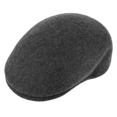 Traclet Gray Heather Wool Domed Ascot Cap Reference: 19409 | Traclet Hat Shop