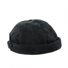 Black Velvet Effect Docker Beanie Cooper - Mtm