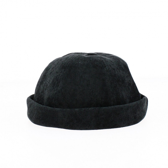 Black Velvet Effect Docker Beanie Cooper - Mtm