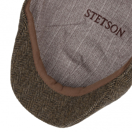 Palmerston Duck Bill Cap Wool Brown - Stetson