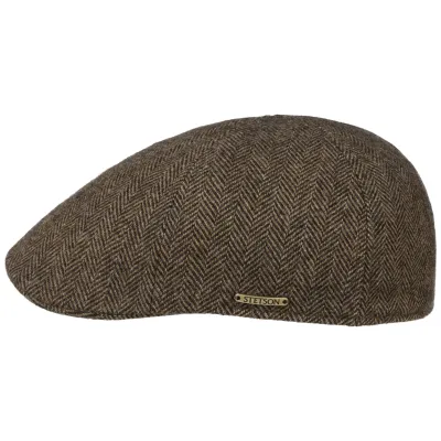 Casquette Bec de Canard Palmerston Laine Marron - Stetson