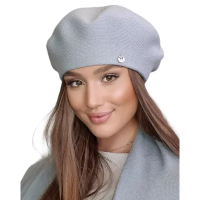 Women's Afrah Gray Beret - Traclet  Reference: 19418| Traclet Hat Shop