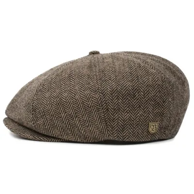 Casquette Brood Herringbone Chevron Marron - Brixton