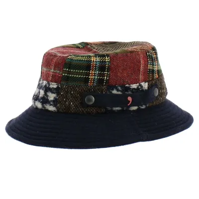 Firenze patchwork bucket hat - Traclet Hatmakers Reference: 728 | Traclet Hatmakers