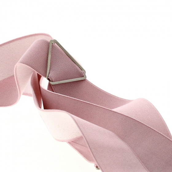 Solid Color Clip-on Suspenders Made in France