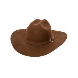 Chapeau Western Cattleman Feutre Laine marron - American Hat makers