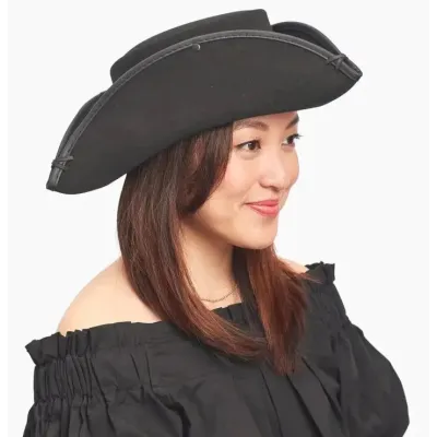 Chapeau Tricorne Cuir - Captain Morgan