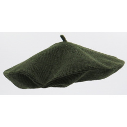 Classic Organic Cotton Beret in Khaki - Le Béret Français