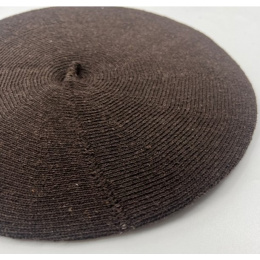 Classic Organic Cotton Beret Brown - Le Béret Français