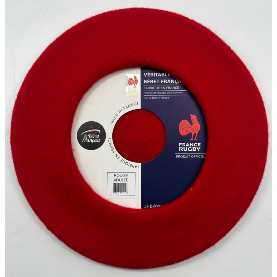 Official Red Rugby Beret - Le Béret Français