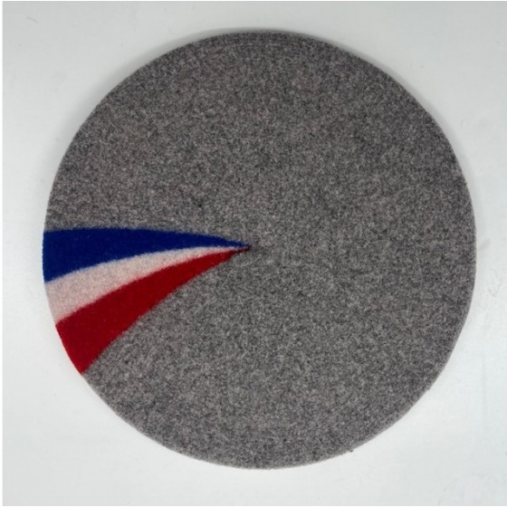 Official Rugby Patriot Grey Beret - Le Béret Français