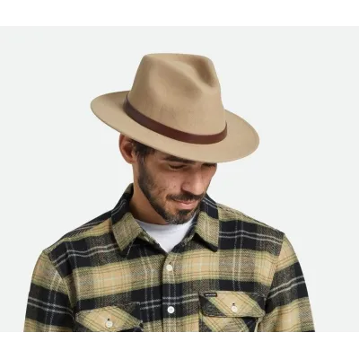 Chapeau Messer Feutre Laine Sand - Brixton