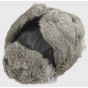Harbor Leather & Fur Ushanka Black & Gray