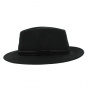 Traveller Paris Hat Black Wool Felt Earflaps - Fléchet