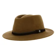 Chapeau Traveller Paris Cache-Oreilles Feutre Laine beige- Fléchet Reference : 19462| Chapellerie Traclet
