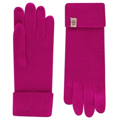 Edin Unisex Gloves Fuchsia - Roeckl Viscose Wool & Cashmere Gloves - Roeckl Reference: 19468| Chapellerie Traclet