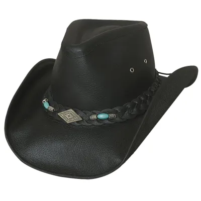 Black Bullhide Royston Rodeo Leather Hat   Reference: 19470| Traclet Hat Shop